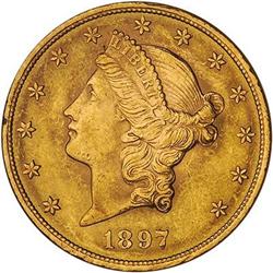 [L#1121] 1897 $20 ANACS MS61