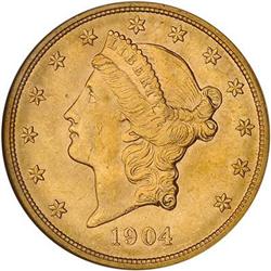 [L#1123] 1904 $20 NGC MS63