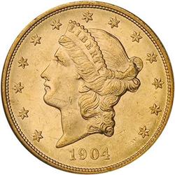 [L#1125] 1904 $20 NGC MS63