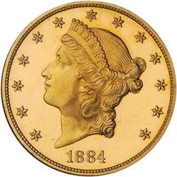 [L#1127] 1884 $20 NGC PF64 CAM