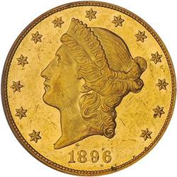 [L#1128] 1896 $20 PCGS PR60