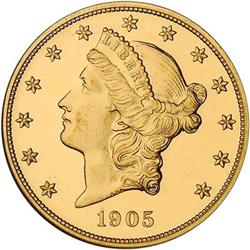 [L#1130] 1905 $20 NGC PF65 Cameo