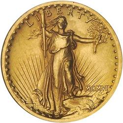 [L#1131] 1907 $20 HR WIRE ED N MS64