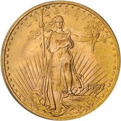 [L#1134] 1907 No Motto $20 PCGS MS65