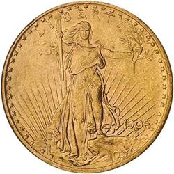 [L#1145] 1908-S $20 NGC AU58