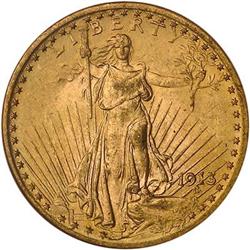 [L#1168] 1913 $20 NGC MS63