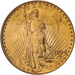 [L#1191] 1924 $20 PCGS MS66