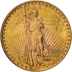 [L#1196] 1925 $20 NGC MS65