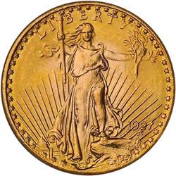 [L#1205] 1927 $20 NGC MS66