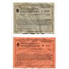 Image 1 : LOT OF 2 "SPECIAL PRIVATE RECEIVING STATION LICENCE" (HOME RADIO LICENCE; 1947-48 & 1949-50)