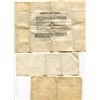 Image 2 : LOT OF *OLD* RECEIPTS & AGREEMENT (1940s-1950s; QTY 7)
