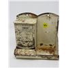Image 1 : WOODEN MATCH HOLDER (F DOWNTOWN OUTFITTER, GENTS FURNISHINGS)