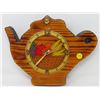 Image 1 : TEA POT WOODEN CLOCK (BATTERY OPERATED)