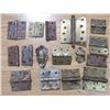 Image 2 : DOUBLE HINGES (QTY 15) *SOME BRASS*