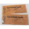 Image 1 : BANK ORDERS (IMPERIAL BANK OF CANADA) *1936 & 1939*