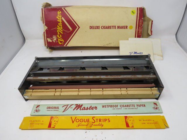 v master cigarette maker CIGARETTE MAKER (V-MASTER DELUXE) *VINTAGE* (W/V-MASTER & VOGUE CIGARETTE PAPERS) v master cigarette maker CIGARETTE MAKER (V-MASTER DELUXE) *VINTAGE* (W/V-MASTER & VOGUE CIGARETTE PAPERS)