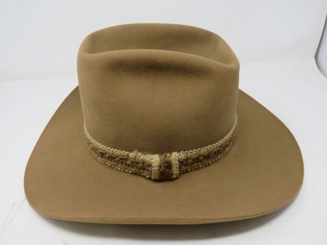 COWBOY HAT (RESISTOL STAGECOACH) *BROWN FELT, SIZE 7 3/8* *W/BILTOMORE ...