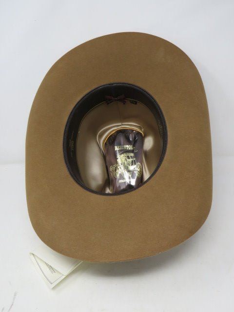 COWBOY HAT (RESISTOL STAGECOACH) *BROWN FELT, SIZE 7 3/8* *W/BILTOMORE ...