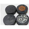 Image 11 : LOT OF 11 HOCKEY PUCKS (TORONTO MAPLE LEAFS, WINNIPEG JETS, ETC)