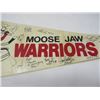 Image 3 : HOCKEY PENNANT (MOOSE JAW WARRIORS) *1990-91* (LAMINATED)