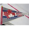Image 1 : HOCKEY PENNANT (HOCKEY CANADA) *1994 WORD CHAMPS MILAN ITALY* (LAMINATED)