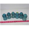 Image 1 : INSULATORS (QTY 6) *HEMINGWAY* (BLUE)