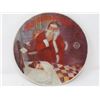 Image 2 : COLLECTOR PLATE (BRADFORD EXCHANGE) *DEER SANTY CLAUSE* (13TH IN ROCKWELL'S ANNUAL SERIES)