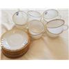 Image 1 : SET OF 10 FIRE KING MILK WHITE CUPS & SAUCERS *FIREKING (WHITE)* (QTY 10) *MADE IN USA*