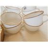 Image 3 : SET OF 10 FIRE KING MILK WHITE CUPS & SAUCERS *FIREKING (WHITE)* (QTY 10) *MADE IN USA*
