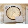 Image 2 : 1961 CNDN SILVER DOLLAR & 1964 50 CENT PC (SILVER)