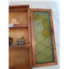 Image 2 : ORNATE CABINET (W/VINTAGE TOOTHPICK HOLDERS, 12" X 17")