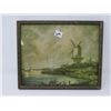 Image 2 : DUTCH PRINT (FRAMED) & 3 MINIATURE DUTCH CLOGS