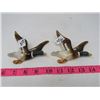 Image 2 : LOT OF 3 - 2 WALL HANGINGS (PORCELAIN DUCKS) *STAMPED JAPAN ZN7739* & GLASS ASHTRAY (LARGE)