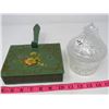 Image 1 : CRUMB CATCHER (METAL) & CONDIMENT DISH (W/LID)