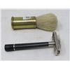 Image 6 : LOT OF 3 - SHAVING MUG (SCOTCH HEATHER); SHAVING BRUSH; SAFETY RAZOR 9SCHICK KRONA)