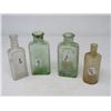 Image 1 : FOUR APOTHECARY BOTTLES