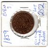 Image 1 : 1859 ONE CENT PC *DIE CRACK THROUGH A IN CANADA*