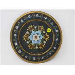 WOOD WALL PLATE (NORWEGIAN ART) *HAND PAINTED BY JOYCE OPSETH* (10")