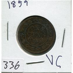 1859 CNDN LARGE 1 CENT PC