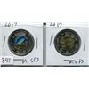 Image 1 : LOT OF 2 2017 CNDN (1867-2017) 2 DOLLAR PCS