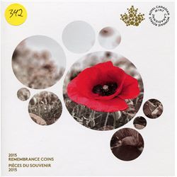 ROYAL CANADIAN MINT 2015 COMMEMORATIVE REMEMBRANCE COINS