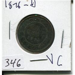 1876 CNDN LARGE 1 CENT PC