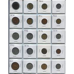 BINDER OF MOSTLY FOREIGN COINS (QTY 60)