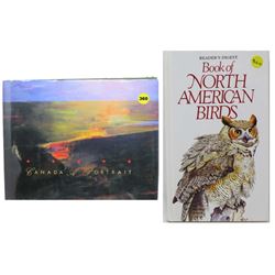 LOT OF 2 'BOOK OF NORTH AMERICAN BIRDS' (READER'S DIGEST, 2001) & CANADA A PORTRAIT' (MINISTRY OF IN