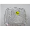 Image 2 : BUTTER DISH W/LID (ETCHED)
