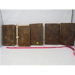 LOT OF 5 ANTIQUE BOOKS (JOHNSONS WORKS) *1816*