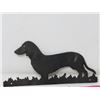 Image 1 : ALUMINUM SILLUETTE (WIENER DOG) *WALL PLAQUE*