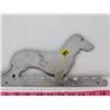Image 3 : ALUMINUM SILLUETTE (WIENER DOG) *WALL PLAQUE*