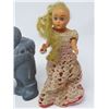 Image 2 : LOT OF ORNAMENTS, DOLLS (CERAMIC ESKIMOS, RELIABLE DOLL, ETC)