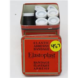 ELASTOPLAST TIN (QTY 1) W/POLAROID PRINT COATER (QTY 7 FOR BLACK & WHITE PHOTOS)